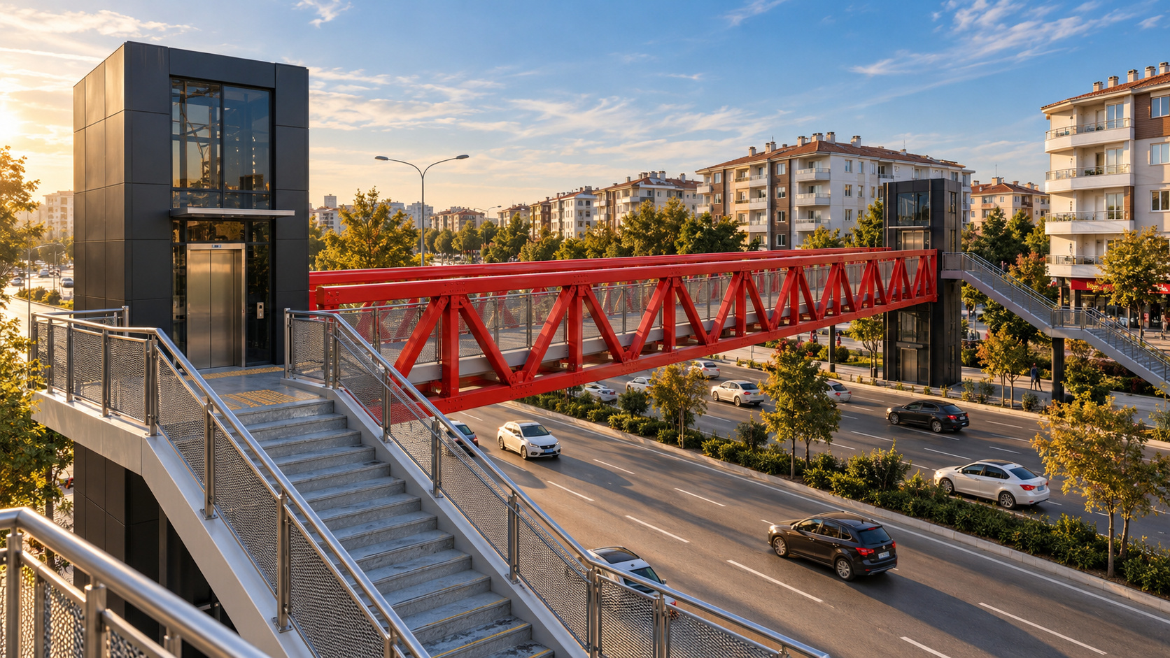 KERKÜK CADDESİ YAYA ÜST GEÇİDİ
