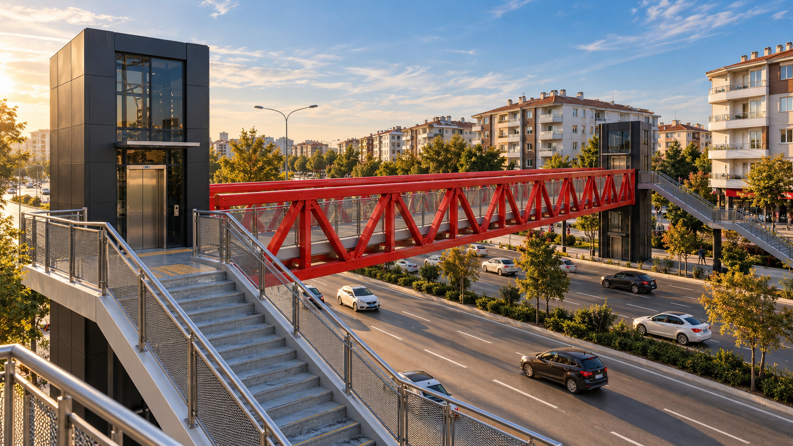 KERKÜK CADDESİ YAYA ÜST GEÇİDİ