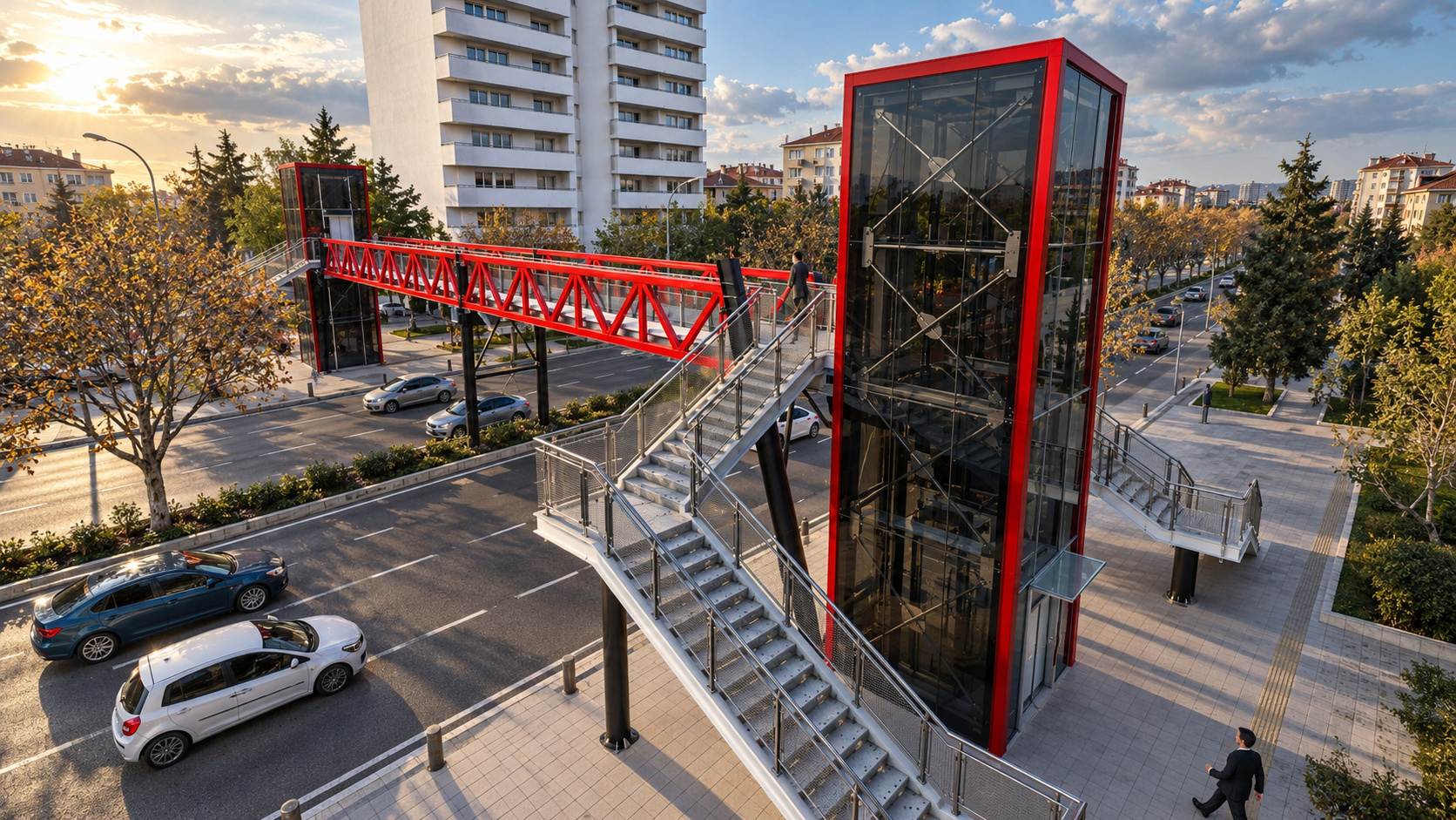 KERKÜK CADDESİ YAYA ÜST GEÇİDİ